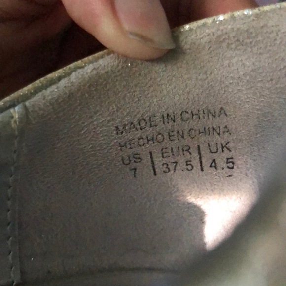 Silver glittery heels - Picture 5 of 5